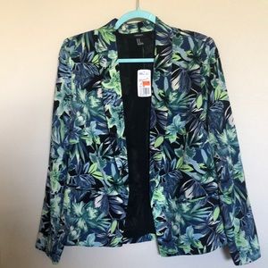 Forever 21 Navy/Lime Blazer